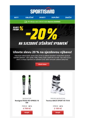 aktuální leták Sportisimo 23.11.2020-30.11.2020