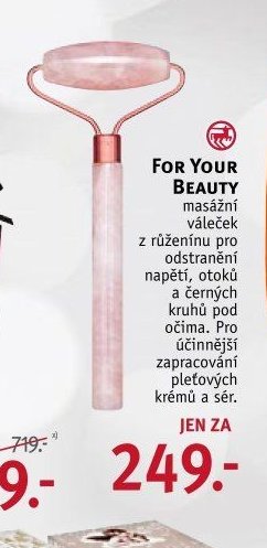 FOR YOUR BEAUTY masážní váleček