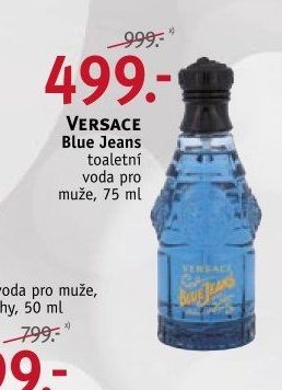 VERSACE Blue Jeans toaletní voda pro muže, 75 ml