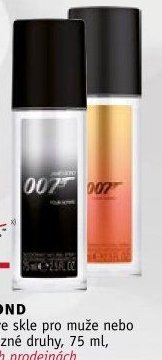 JAMES BOND deodorant ve skle pro muže nebo pro ženy, různé druhy, 75 ml