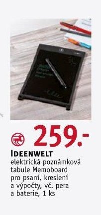 IDEENWELT elektrická poznámková tabule Memoboard