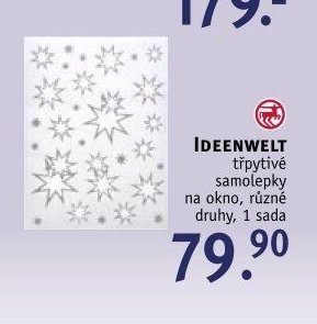 IDEENWELT třpytivé samolepky na okno