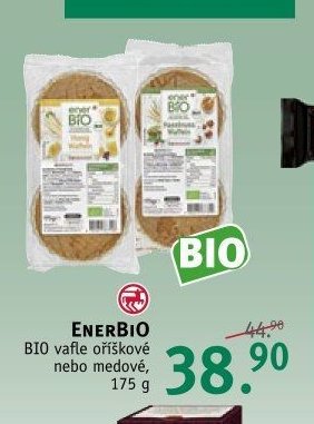 ENERBIO BIO vafle oříškové nebo medové