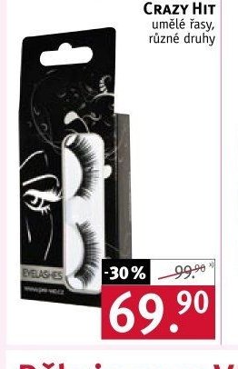 CRAZY HIT umělé řasy - ROSSMANN drogerie aktualniletaky.eu