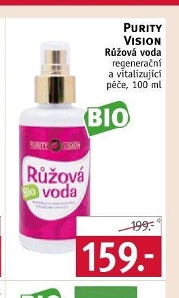 PURITY VISION Růžová voda - ROSSMANN drogerie aktualniletaky.eu