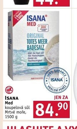 Isana Med koupelová sůl