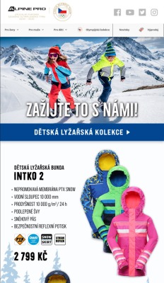 aktuální leták ALPINE PRO 1.12.2020-15.12.2020