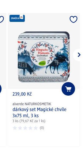 alverde NATURKOSMETIK dárkový set Magické chvíle, 3 ks - dm drogerie aktualniletaky.eu
