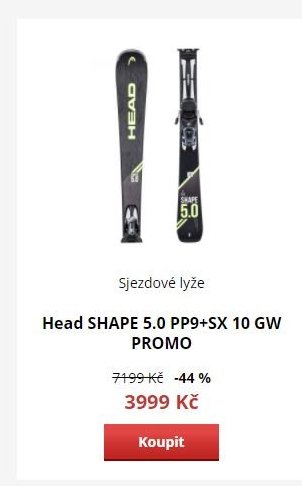 Head SHAPE 5.0 PP9+SX 10 GW PROMO