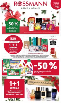aktuální leták ROSSMANN drogerie 16.12.2020-5.1.2021