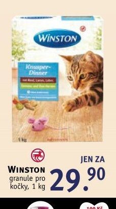 WINSTON granule pro kočky - ROSSMANN drogerie aktualniletaky.eu