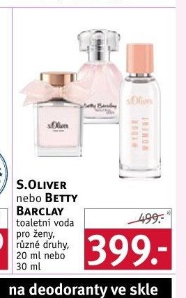 S.Oliver / Betty Barclay toaletní voda