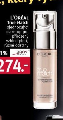 L'ORÉAL True Match sjednocující make-up