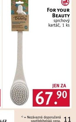 For Your Beauty sprchový kartáč