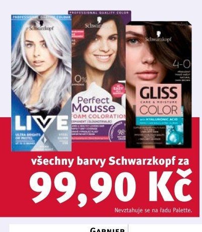 Schwarzkopf barvy na vlasy