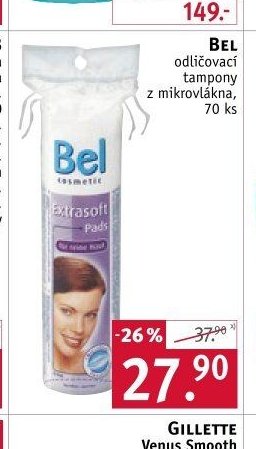 Bel odličovací tampony