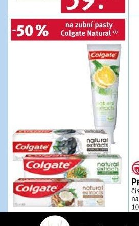 COLGATE Natural zubní pasta