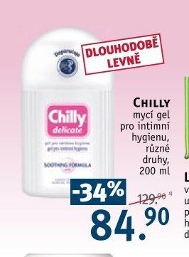 CHILLY mycí gel pro intimní hygienu
