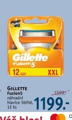 GILLETTE Fusion5 náhradní hlavice