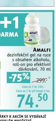 Amalfi dezinfekční gel na ruce