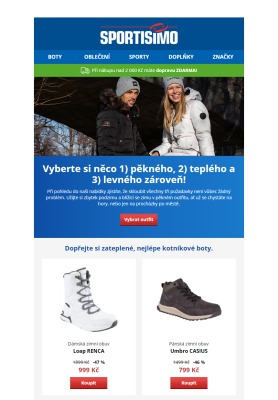 aktuální leták Sportisimo 13.12.2020-18.12.2020