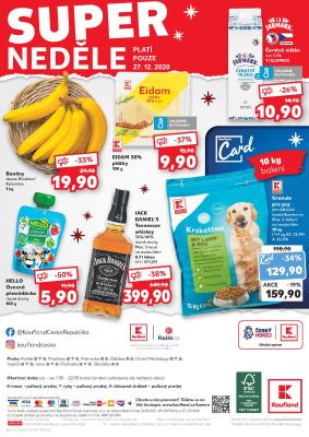 aktuální leták Kaufland 21.12.2020-27.12.2020