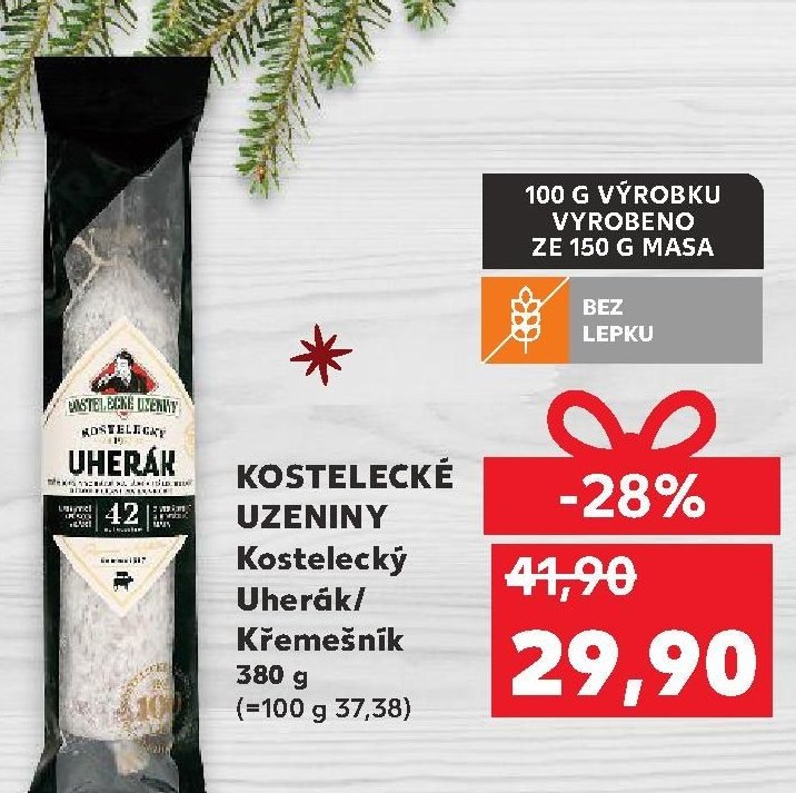Kostelecké uzeniny Kostelecký Uherák/Křemešník 380 g