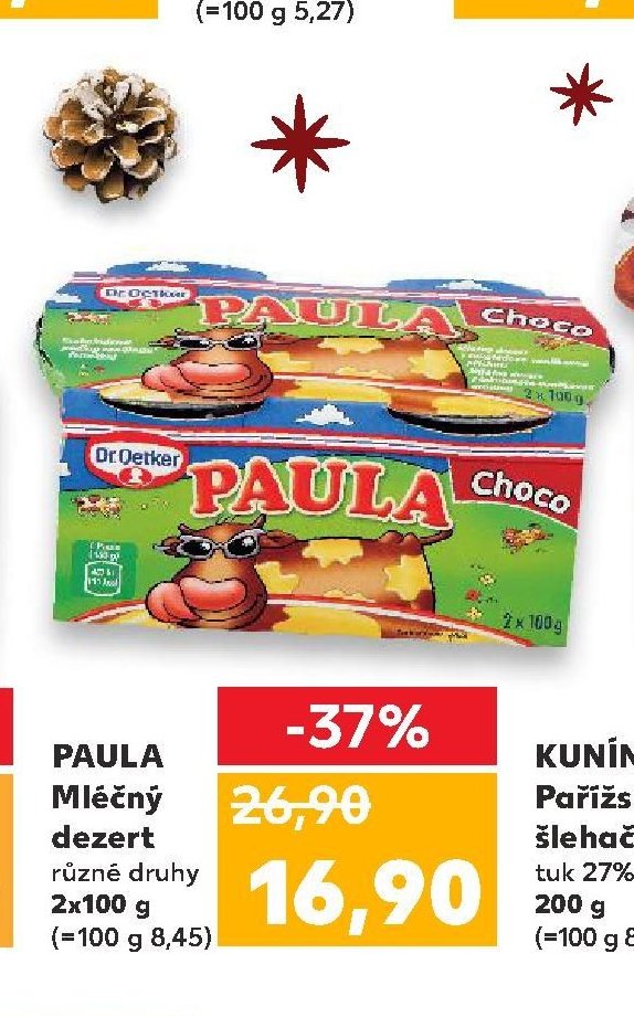 PAULA Mléčný dezert