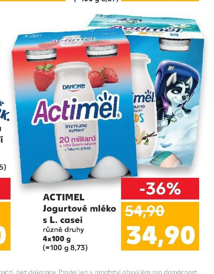 ACTIMEL Jogurtové mléko