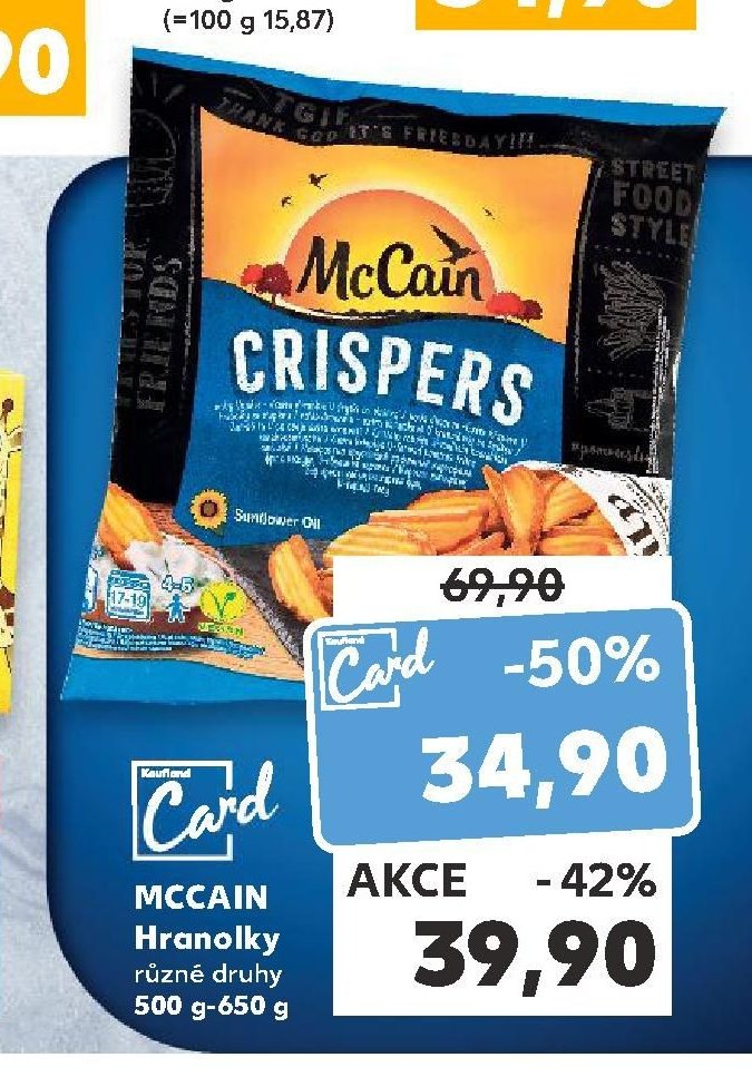 MCCAIN Hranolky