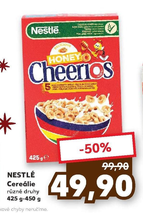 NESTLÉ Cereálie 425 g-450 g