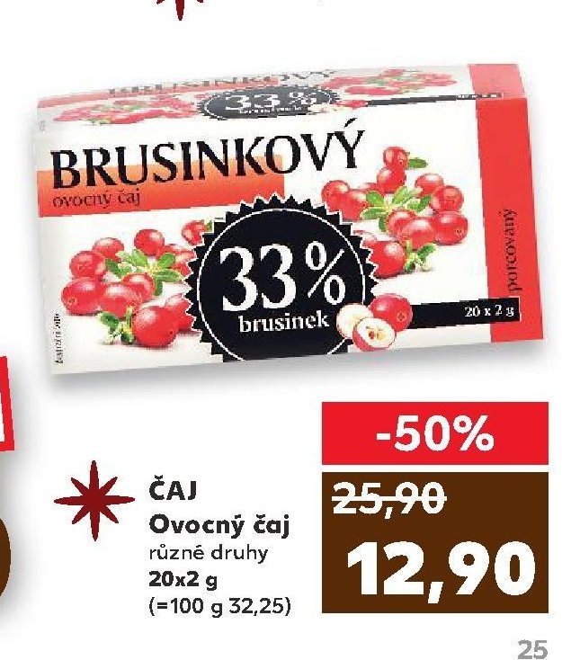 ČAJ Ovocný čaj 20x2 g
