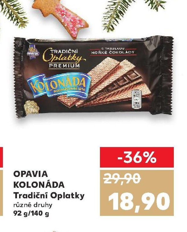 OPAVIA KOLONÁDA Tradiční Oplatky