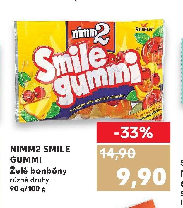 NIMM2 SMILE GUMMI Želé bonbóny