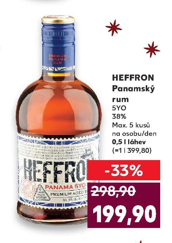 HEFFRON Panamksý rum