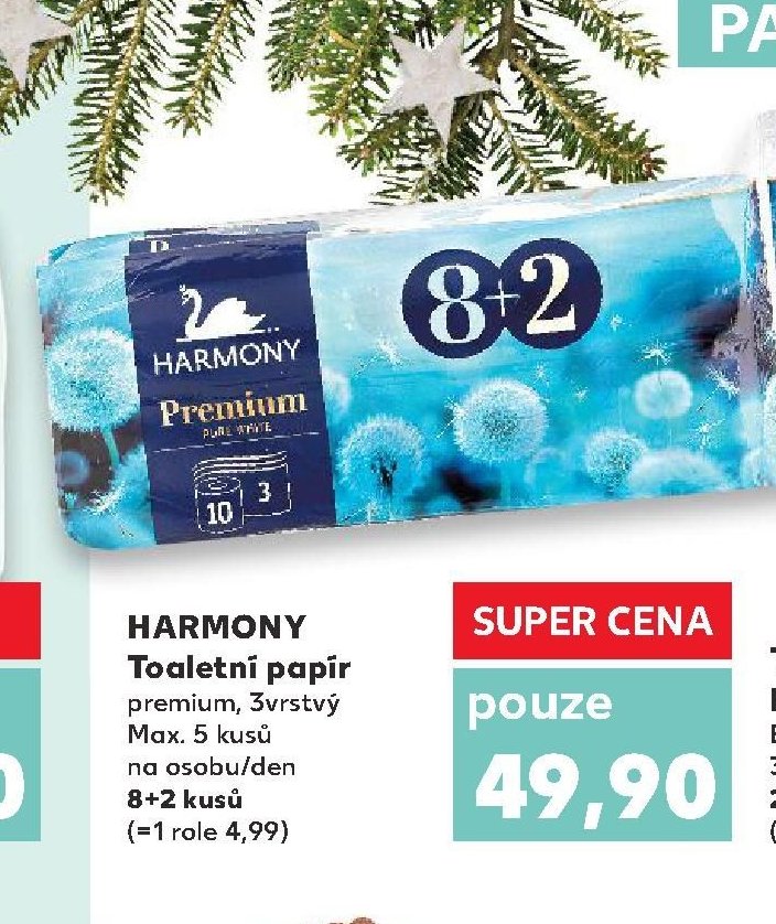 HARMONY Toaletní papír premium
