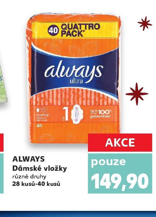 ALWAYS Dámské vložky