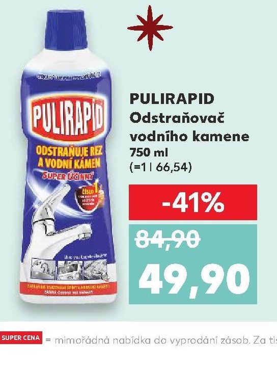 PULIRAPID Odstraňovač vodního kamene