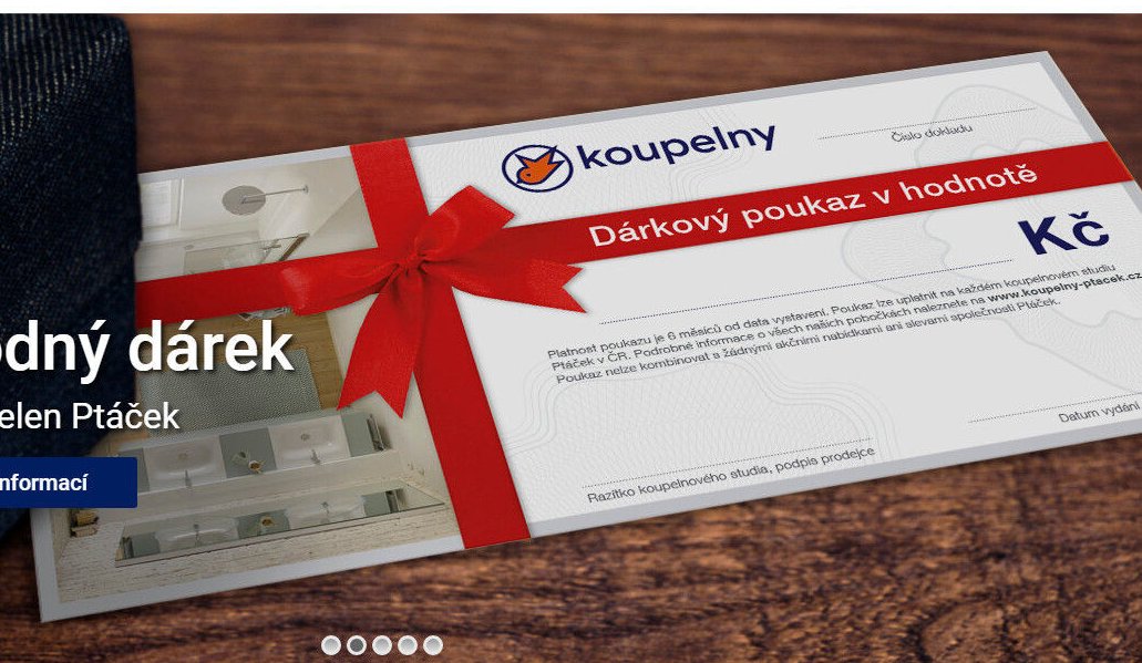 Dárkový poukaz v hodnotě