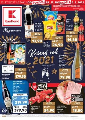aktuální leták Kaufland 28.12.2020-3.1.2021