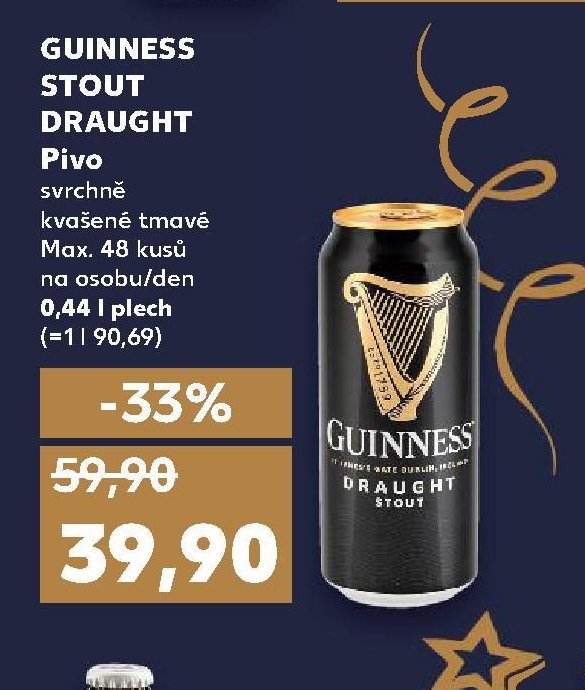 GUINNESS STOUT DRAUGHT