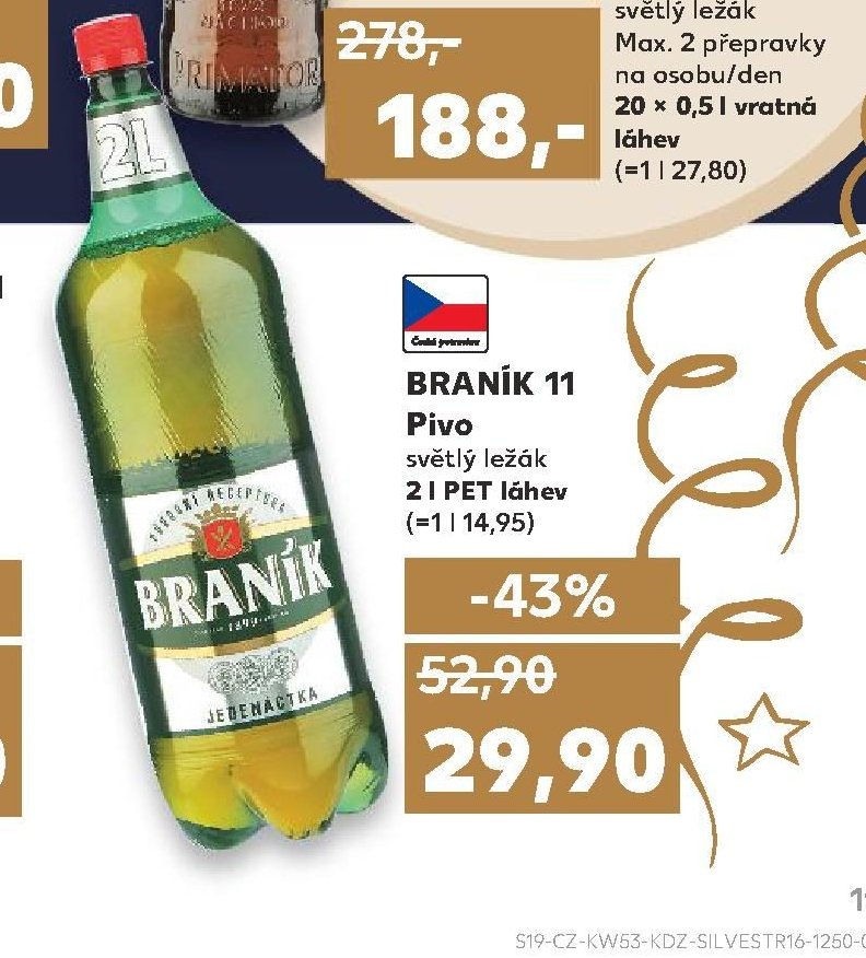BRANÍK 11 Pivo