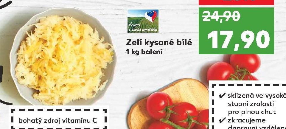 Zelí kysané bílé