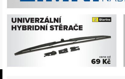 Univerzální hybridní stěrače