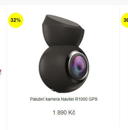 Palubní kamera Navitel R1000 GPS