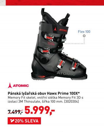 Pánská lyžařská obuv Hawx Prime 100X