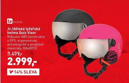 Jr./dětská lyžařská helma Quiz Visor