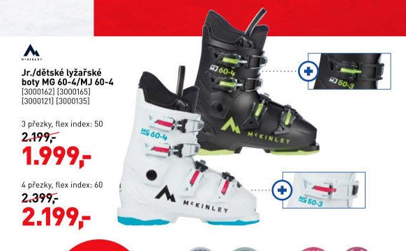 Jr./dětské lyžařské boty MG 60-4/MJ 60-4