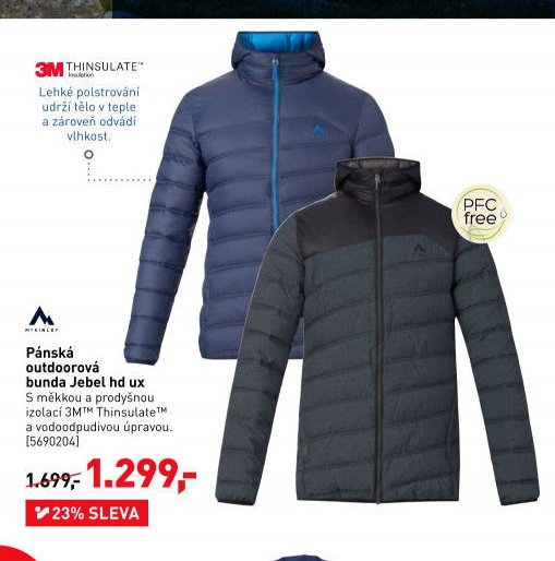 McKinley Pánská outdoorová bunda Jebel hd ux