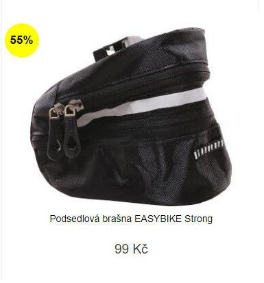 Podsedlová brašna EASYBIKE Strong